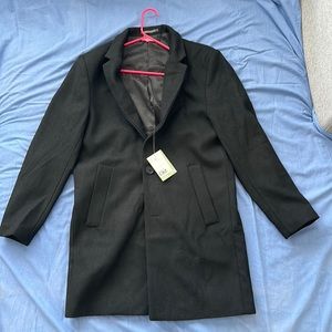 H&M 3 Button black Pea coat